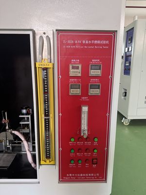 ISO3582 ASTMD4986 Horizontal and Vertical Burning Tester Flammability Testing Machine Flame Tester