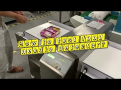 식량을 위한 민감한 터치 스크린 식량 생산 라인 금속 탐지기